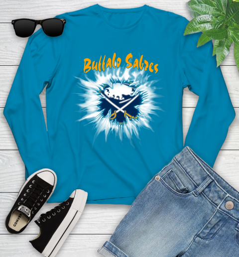 Buffalo Sabres NHL Hockey Adoring Fan Rip Sports Youth Long Sleeve 8