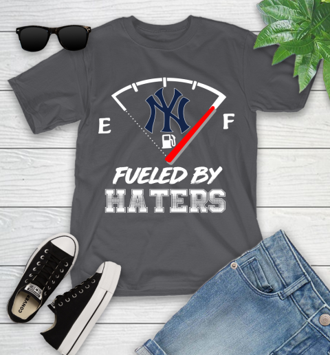 New York Yankees MLB Baseball Fueled By Haters Sports Youth T-Shirt 6
