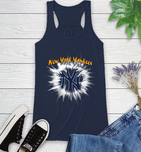 New York Yankees MLB Baseball Adoring Fan Rip Sports Racerback Tank 9