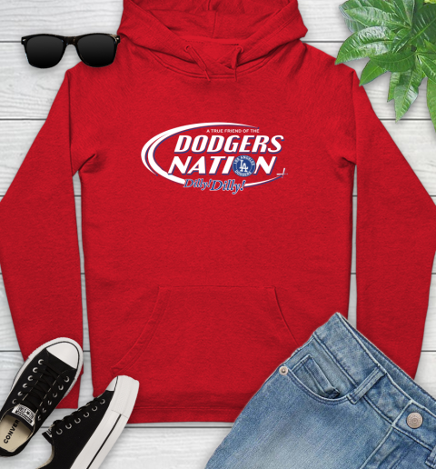 MLB A True Friend Of The Los Angeles Dodgers Dilly Dilly Baseball Sports Youth Hoodie 12