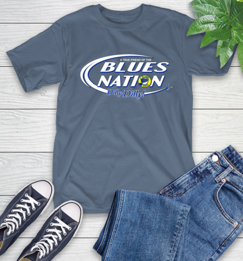 NHL A True Friend Of The St.Louis Blues Dilly Dilly Hockey Sports T-Shirt 8