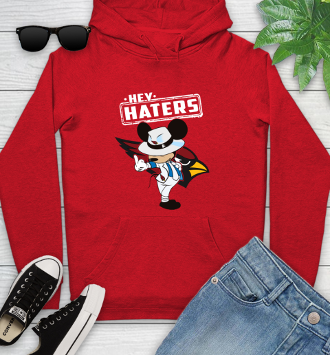 NFL Hey Haters Mickey Football Sports Arizona Cardinals Youth Hoodie 12