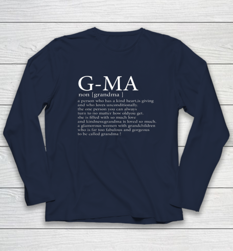 G Ma Definition Grandma Mother's Day Long Sleeve T-Shirt 2