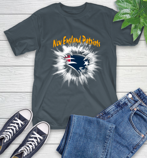New England Patriots NFL Football Adoring Fan Rip Sports T-Shirt 10