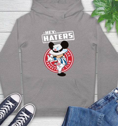NBA Hey Haters Mickey Basketball Sports Atlanta Hawks Hoodie 6