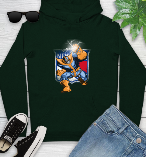New York Rangers NHL Hockey Thanos Avengers Infinity War Marvel Youth Hoodie 14