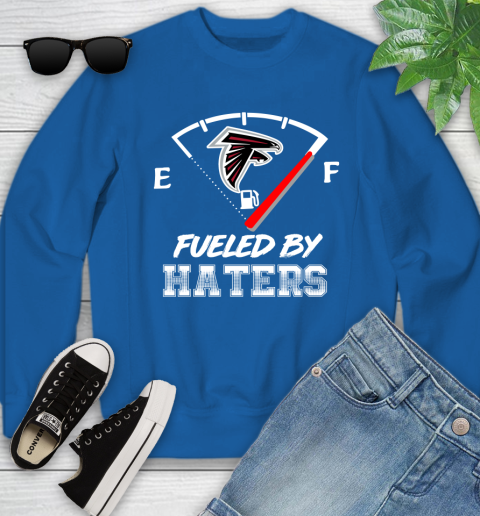 Atlanta Falcons NFL Football Fueled By Haters Sports Youth Sweatshirt