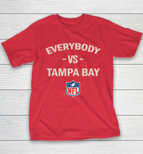 Everybody Vs Tampa Bay NFL Youth T-Shirt 14