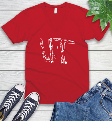 Ut Bully University Of Tennessee V-Neck T-Shirt 6