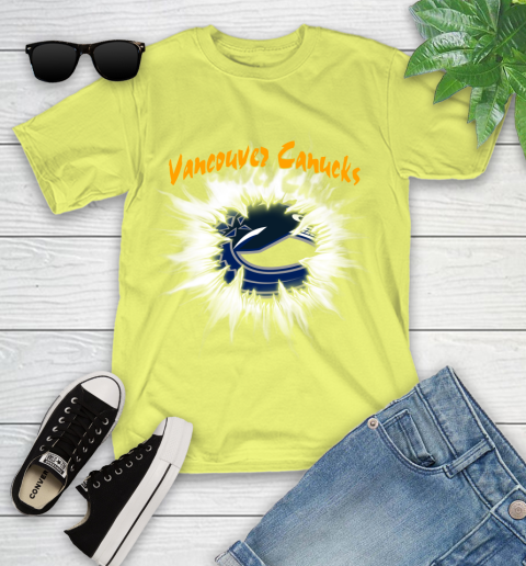 Vancouver Canucks NHL Hockey Adoring Fan Rip Sports Youth T-Shirt 10