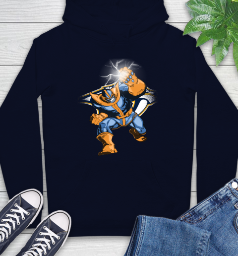 Nashville Predators NHL Hockey Thanos Avengers Infinity War Marvel Hoodie 3