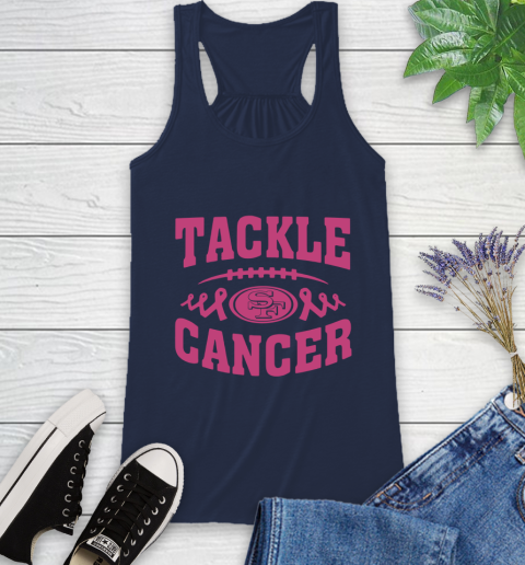San Francisco 49ers Tackle Breast Cancer Racerback Tank 10