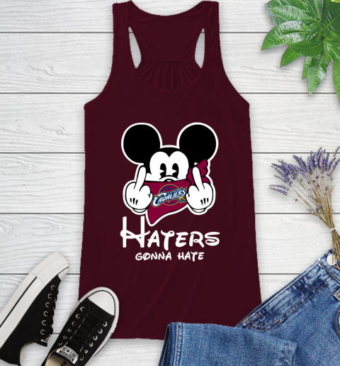 NBA Cleveland Cavaliers Haters Gonna Hate Mickey Mouse Disney Basketball T Shirt Racerback Tank 2