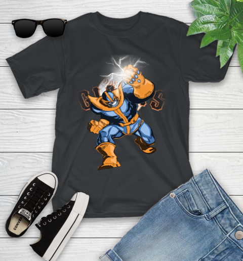 San Francisco Giants MLB Baseball Thanos Avengers Infinity War Marvel Youth T-Shirt