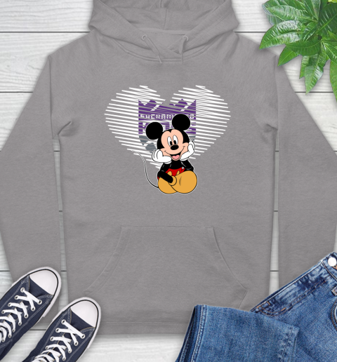 NBA Sacramento Kings The Heart Mickey Mouse Disney Basketball Hoodie 6