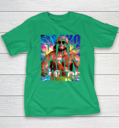 Randy Macho Man Savage WWE Disco Splash Youth T-Shirt 5