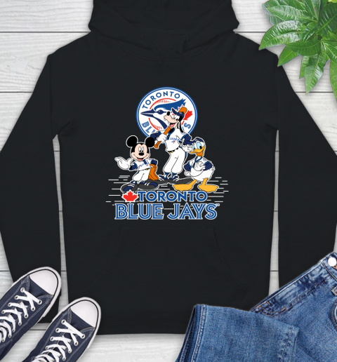 MLB Toronto Blue Jays Mickey Mouse Donald Duck Goofy Baseball T Shirt Hoodie