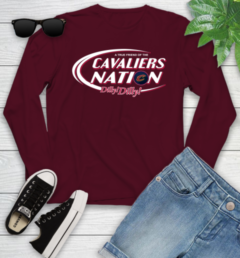 NBA A True Friend Of The Cleveland Cavaliers Dilly Dilly Basketball Sports Youth Long Sleeve 6