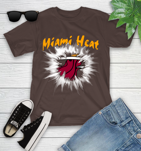 Miami Heat NBA Basketball Rip Sports Youth T-Shirt 7