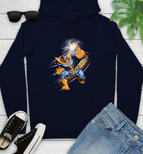 Anaheim Ducks NHL Hockey Thanos Avengers Infinity War Marvel Youth Hoodie 3