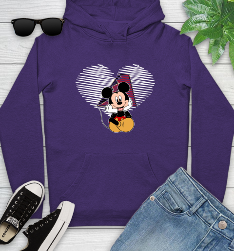 MLB Arizona Diamondbacks The Heart Mickey Mouse Disney Baseball T Shirt_000 Youth Hoodie 5