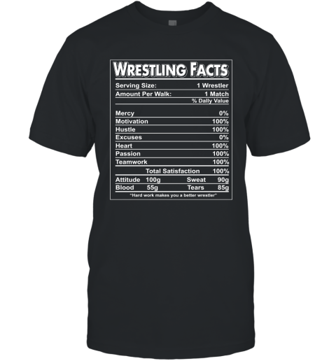 Wrestling Facts Shirt  Wrestling Team Gift T-Shirt