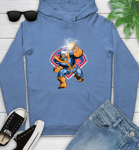 Philadelphia Phillies MLB Baseball Thanos Avengers Infinity War Marvel Youth Hoodie 13