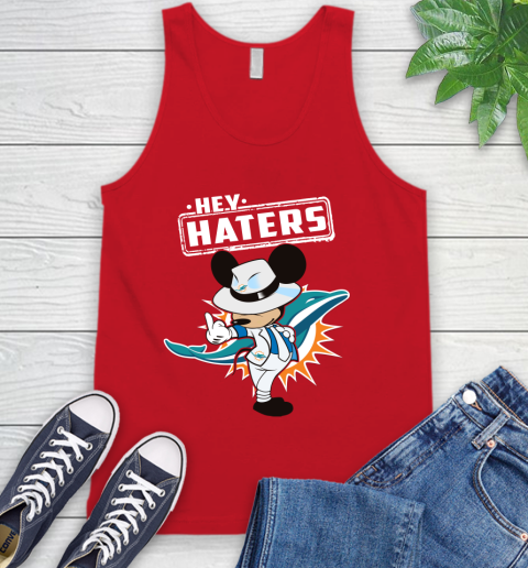 NFL Hey Haters Mickey Football Sports Miami Dolphins Tank Top 5
