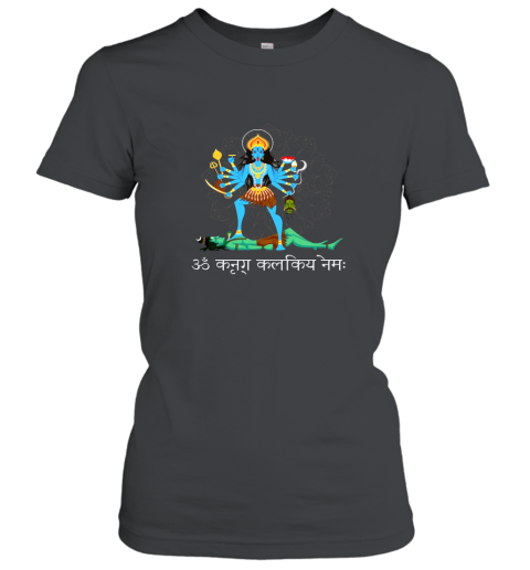 Goddess Kali T Shirt With Sanskrit Mantra FL Women T-Shirt