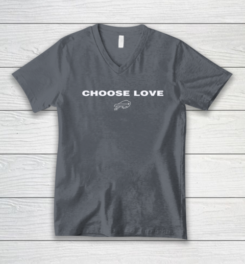 Choose Love Buffalo V-Neck T-Shirt 3