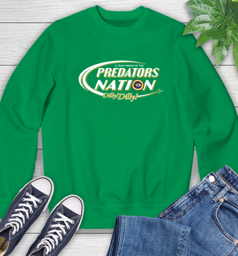 NHL A True Friend Of The Nashville Predators Dilly Dilly Hockey Sports Sweatshirt 7