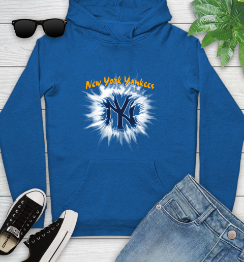 New York Yankees MLB Baseball Adoring Fan Rip Sports Youth Hoodie 11