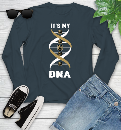 Vegas Golden Knights NHL Hockey It's My DNA Sports Youth Long Sleeve 9