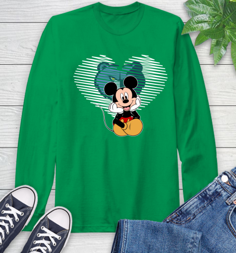 NBA Memphis Grizzlies The Heart Mickey Mouse Disney Basketball Long Sleeve T-Shirt 8