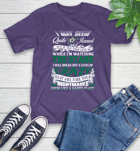 Dallas Stars NHL Hockey Don't Mess With Me While I'm Watching My Team T-Shirt 5