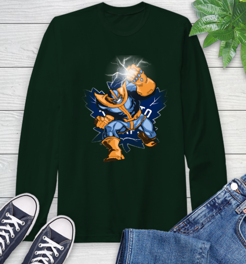 Toronto Maple Leafs NHL Hockey Thanos Avengers Infinity War Marvel Long Sleeve T-Shirt 7