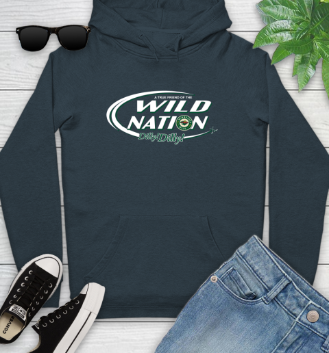 NHL A True Friend Of The Minnesota Wild Dilly Dilly Hockey Sports Youth Hoodie 10