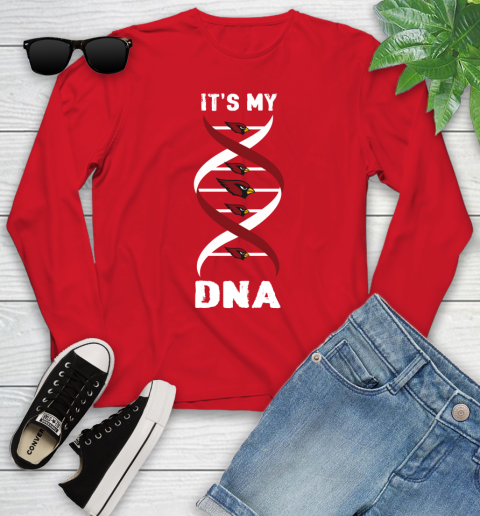 Arizona Cardinals NFL Football It's My DNA Sports Youth Long Sleeve 11