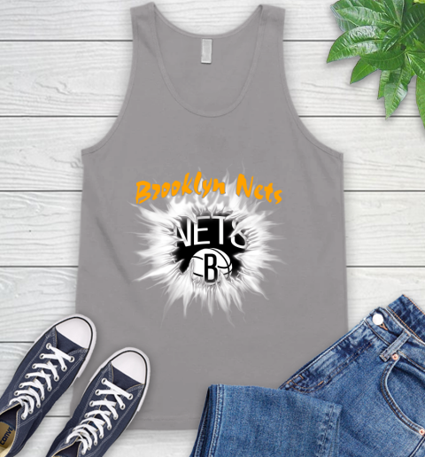 Brooklyn Nets NBA Basketball Rip Sports Tank Top 3