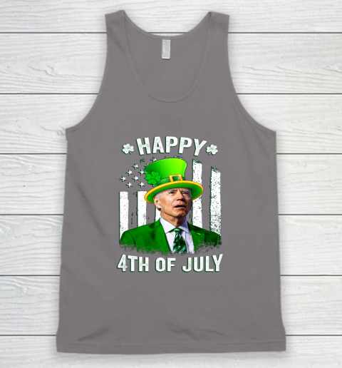 Anti Joe Biden St Patricks Day Shirt Happy 4th Of July Funny Tank Top 5