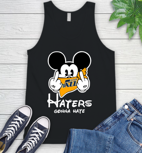 NBA Utah Jazz Haters Gonna Hate Mickey Mouse Disney Basketball T Shirt Tank Top
