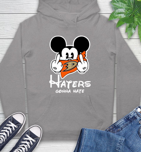 NHL Anaheim Ducks Haters Gonna Hate Mickey Mouse Disney Hockey T Shirt Hoodie 6