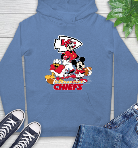 NFL Kansas City Chiefs Mickey Mouse Donald Duck Goofy Football Shirt Hoodie 11