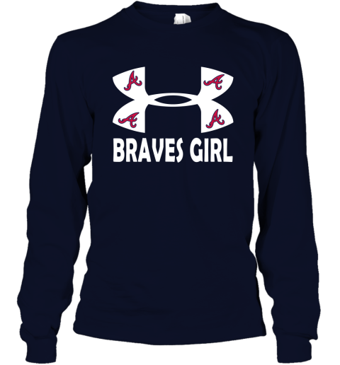 atlanta braves under armour shirt