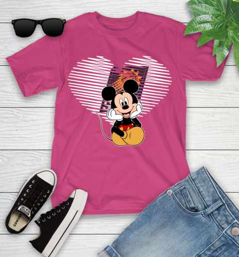 NBA Phoenix Suns The Heart Mickey Mouse Disney Basketball Youth T-Shirt 11