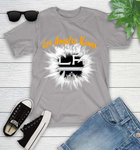 Los Angeles Kings NHL Hockey Adoring Fan Rip Sports Youth T-Shirt 4