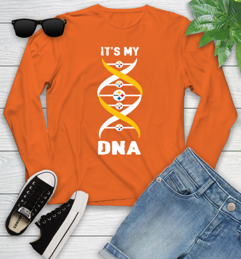 Pittsburgh Steelers NFL Football It's My DNA Sports Youth Long Sleeve 3