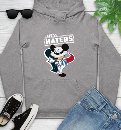 NFL Hey Haters Mickey Football Sports Houston Texans Youth Hoodie 6