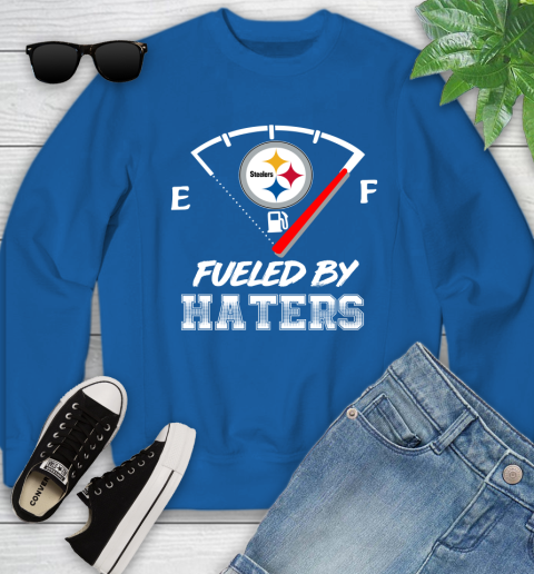 Pittsburgh Steelers NFL Football Fueled By Haters Sports Youth Sweatshirt 7