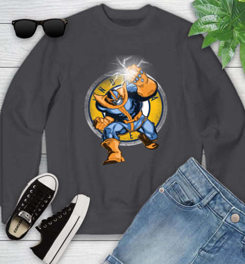Indiana Pacers NBA Basketball Thanos Avengers Infinity War Marvel Youth Sweatshirt 5